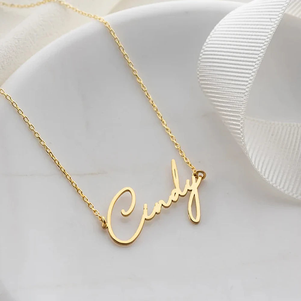 Handwritten Signature Personalized Necklace